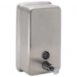 Harney Hardware Commercial Liquid Soap Dispenser, Vertical, ADA Compliant, 40 Oz. Bathroom Grab Bars