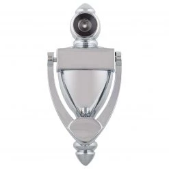 Harney Hardware Door Knocker Viewer, 5 1/4 In. With 1/2 In. Bore 180 Degree Viewer Decorative Hardware
