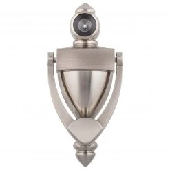 Harney Hardware Decorative Hardware Door Knocker Viewer, 5 1/4 In. With 1/2 In. Bore 180 Degree Viewer