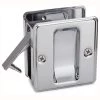 Harney Hardware Pocket Door Lock, Passage, 2 1/2 In. X 2 3/4 In. Doors Bolts And Latches
