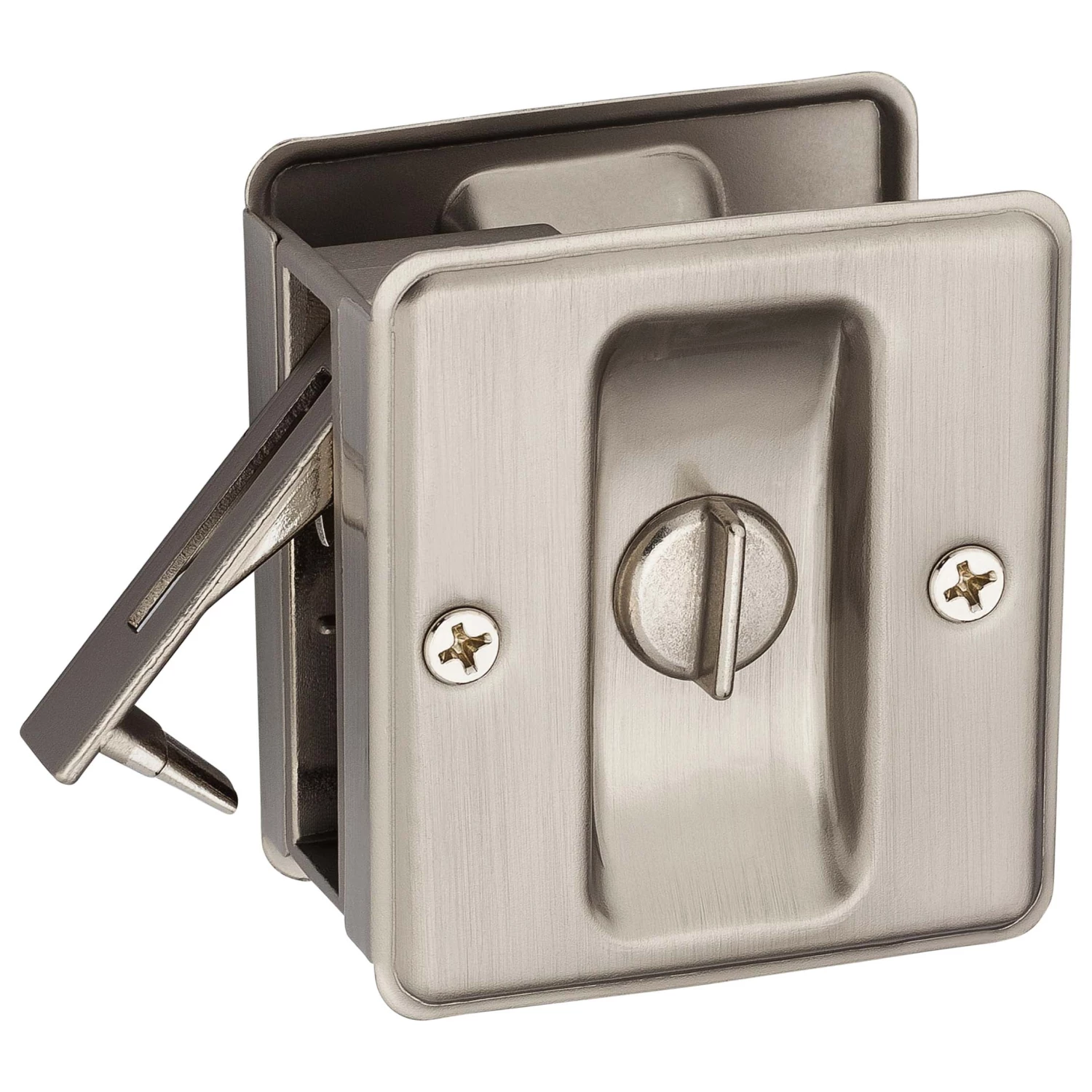 Harney Hardware Pocket Door Lock, Privacy, 2 1/2 In. X 2 3/4 In. Doors Bolts And Latches 1 Harney Hardware Pocket Door Lock, Privacy, 2 1/2 In. X 2 3/4 In. Doors Bolts And Latches