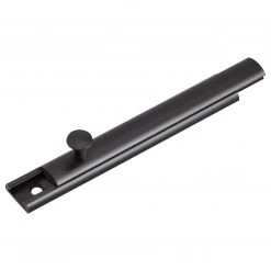 Harney Hardware Doors Bolts And Latches Surface Bolt, Solid Brass, 4 In.