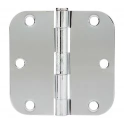 Harney Hardware Door Stops And Hinges Door Hinges, Plain Bearing, 3 1/2 In. X 3 1/2 In. X 5/8 In. Radius, 2 Pack