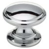Harney Hardware Cabinet Knob, Round, 1 1/4 In. Diameter Decorative Hardware