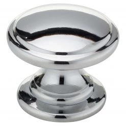 Harney Hardware Cabinet Knob, Round, 1 1/4 In. Diameter Decorative Hardware