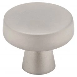 Harney Hardware Decorative Hardware Cabinet Knob, Contemporary Round, 1 5/16 In. Diameter