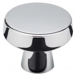 Harney Hardware Cabinet Knob, Contemporary Round, 1 5/16 In. Diameter