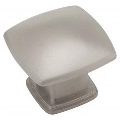 Harney Hardware Cabinet Knob, Pyramid Square, 1 3/16 In. Wide