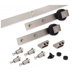Harney Hardware Barn Door Hardware, Standard Kit, 72 In.