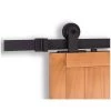 Harney Hardware Barn Door Hardware, Top Mount Kit, 72 In. Decorative Hardware