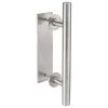Harney Hardware Decorative Hardware Barn Door Bar Pull With Flush Interior Finger Grip