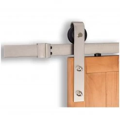 Harney Hardware Decorative Hardware Barn Door Hardware, Standard Kit, 96 In.