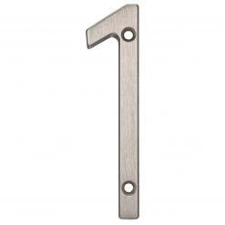 Harney Hardware 4 In. Contemporary House Number 1 Decorative Hardware