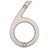 Harney Hardware 4 In. Contemporary House Number 6 Decorative Hardware