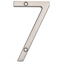 Harney Hardware 4 In. Contemporary House Number 7