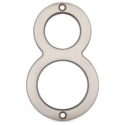 Harney Hardware 4 In. Contemporary House Number 8 Decorative Hardware