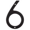 Harney Hardware 4 In. Contemporary House Number 6 Decorative Hardware