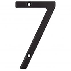 Harney Hardware 4 In. Contemporary House Number 7 Decorative Hardware