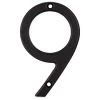 Harney Hardware 4 In. Contemporary House Number 9 Decorative Hardware