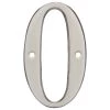 Harney Hardware Decorative Hardware 4 In. House Number 0, Solid Brass