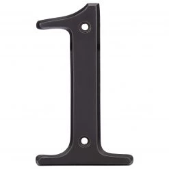 Harney Hardware 4 In. House Number 1, Solid Brass Decorative Hardware
