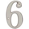Harney Hardware 4 In. House Number 6, Solid Brass Decorative Hardware