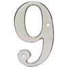 Harney Hardware 4 In. House Number 9, Solid Brass