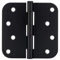 Harney Hardware Door Stops And Hinges Door Hinges, Plain Bearing, 4 In. X 4 In. X 5/8 In. Radius, 2 Pack