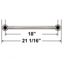 Harney Hardware Bathroom Grab Bar, 18 In. X 1 1/2 In. Bathroom Grab Bars