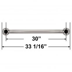 Harney Hardware Bathroom Grab Bar, 30 In. X 1 1/2 In. Bathroom Grab Bars