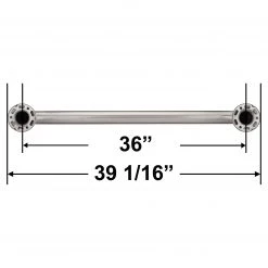 Harney Hardware Bathroom Grab Bar, 36 In. X 1 1/2 In.