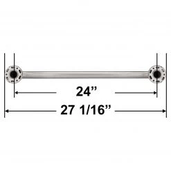 Harney Hardware Bathroom Grab Bars Bathroom Grab Bar, 24 In. X 1 1/4 In.