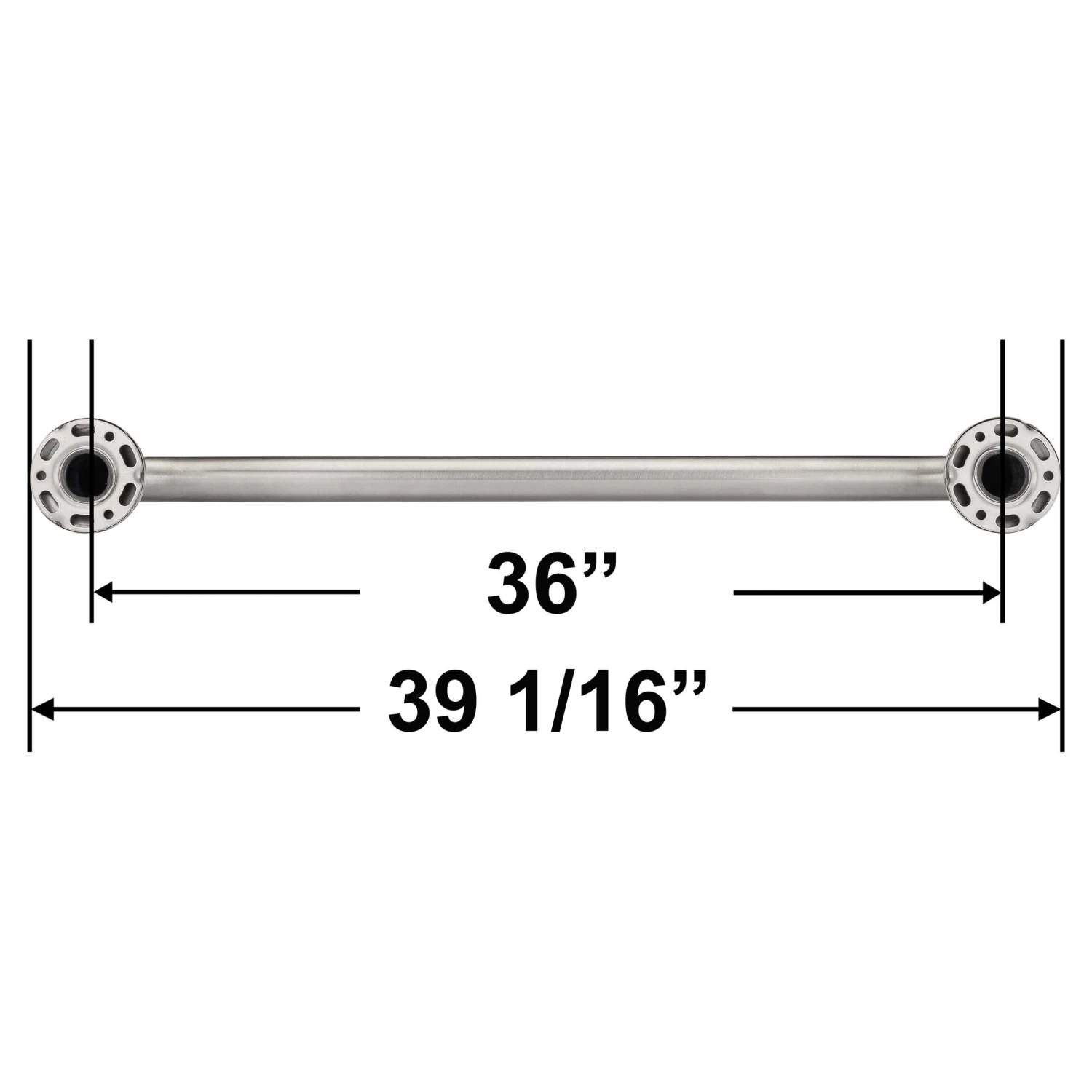 Harney Hardware Bathroom Grab Bar, 36 In. X 1 1/4 In. Bathroom Grab Bars 2 Harney Hardware Bathroom Grab Bar, 36 In. X 1 1/4 In. Bathroom Grab Bars