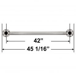 Harney Hardware Bathroom Grab Bar, 42 In. X 1 1/4 In. Bathroom Grab Bars