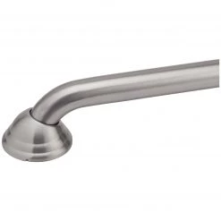 Harney Hardware Bathroom Grab Bar, Decorative, Dome Escutcheon, 18 In. X 1 1/4 In. Bathroom Grab Bars