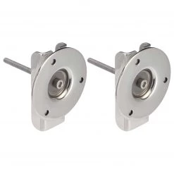 Harney Hardware Bathroom Grab Bar Mounting Brackets, Pair Packed