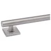 Harney Hardware Bathroom Grab Bar, Contemporary, Square Escutcheon, 48 In. X 1 1/4 In.