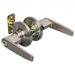 Harney Hardware Door Lever Set Keyed / Entry Function Electra Collection Residential Door Locks