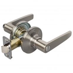 Harney Hardware Door Lever Set Bed / Bath / Privacy Function Electra Collection