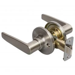 Harney Hardware Door Lever Set Closet / Hall / Passage Function Electra Collection Residential Door Locks