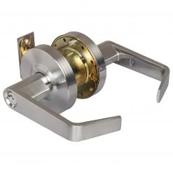 Harney Hardware Commercial Door Hardware Commercial Door Lever Set Keyed / Entry Function, UL Fire Rated, ANSI 2, Vigilant Collection