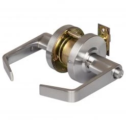 Harney Hardware Commercial Door Hardware Commercial Door Lever Set Bed / Bath / Privacy Function, UL Fire Rated, ANSI 2, Vigilant Collection