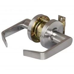 Harney Hardware Commercial Door Lever Set Closet / Hall / Passage Function, UL Fire Rated, ANSI 2, Vigilant Collection Commercial Door Hardware