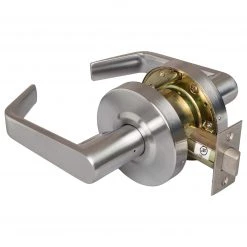 Harney Hardware Commercial Door Lever Set Closet / Hall / Passage Function, UL Fire Rated, ANSI 2, Vigilant Collection Commercial Door Hardware