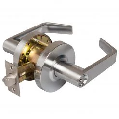 Harney Hardware Commercial Door Lever Set Classroom / Keyed Function, UL Fire Rated, ANSI 2, Vigilant Collection Commercial Door Hardware