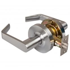 Harney Hardware Commercial Door Lever Set Classroom / Keyed Function, UL Fire Rated, ANSI 2, Vigilant Collection Commercial Door Hardware