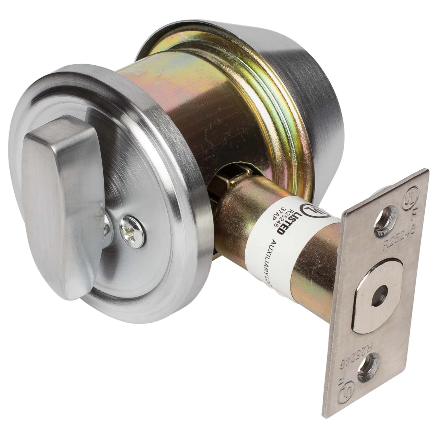 Harney Hardware Commercial Deadbolt Single Cylinder, UL Fire Rated, ANSI 2 Function, UL Fire Rated, ANSI 2, Vigilant Collection Commercial Door Hardware 4 Harney Hardware Commercial Deadbolt Single Cylinder, UL Fire Rated, ANSI 2 Function, UL Fire Rated, ANSI 2, Vigilant Collection Commercial Door Hardware