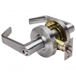 Harney Hardware Commercial Door Lever Set Intruder Classroom / Keyed Function, UL Fire Rated, ANSI 2, Vigilant Collection Commercial Door Hardware