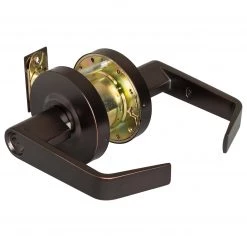 Harney Hardware Commercial Door Lever Set Keyed / Entry Function, UL Fire Rated, ANSI 2, Vigilant Collection