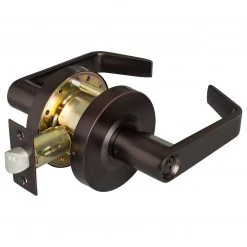 Harney Hardware Commercial Door Lever Set Bed / Bath / Privacy Function, UL Fire Rated, ANSI 2, Vigilant Collection Commercial Door Hardware